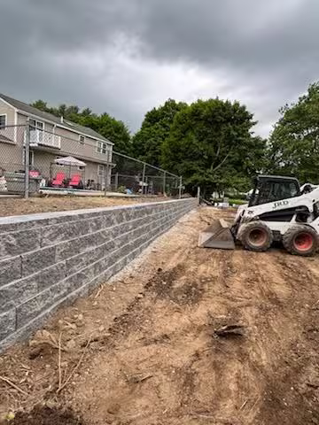 retaining walls, retaining rock walls